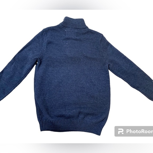 Boys Urban Pipeline Sz Small 1/4 Zip Blue Sweater - Picture 5 of 5